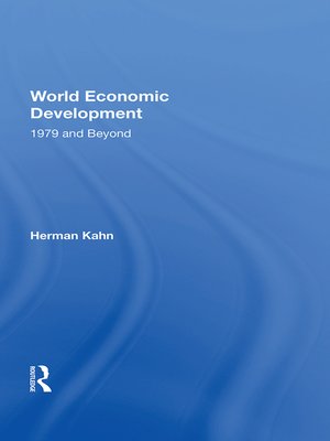 cover image of World Economic Development